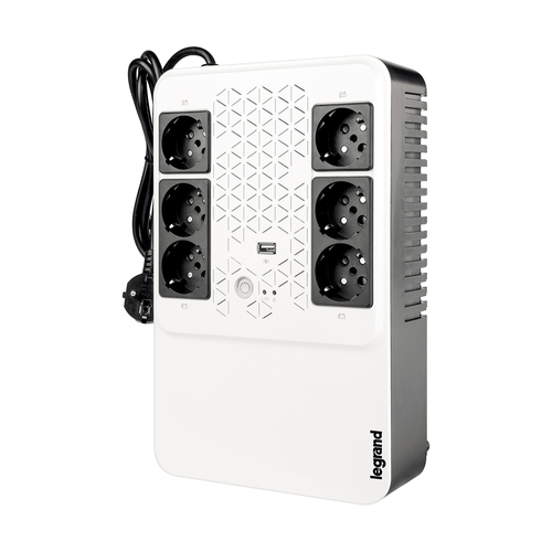 Legrand keor asi multiplug 600 gr gruppo di continuità (ups) a linea interattiva 0,6 kva 360 w 6 presa(e) ac - LEG310081