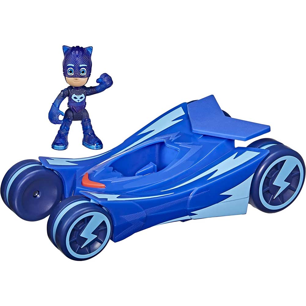 PJ Masks Glow e Go Gattomobile Veicolo Giocattolo Bambini Action Figure Gattoboy