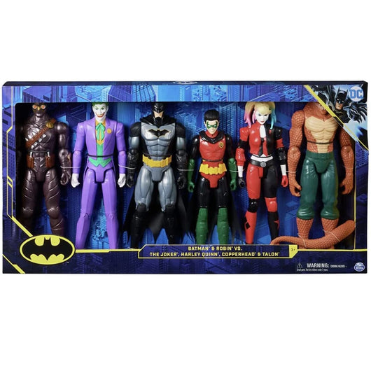 Set 6 Personaggi Dc Batman Action Figures Supereroe Giocattolo Gioco Idea Regalo