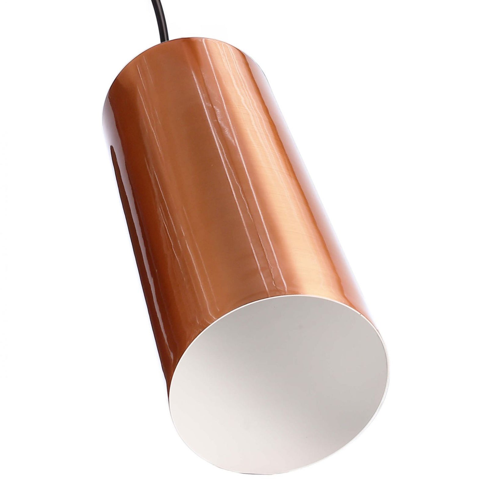 Lampadario moderno E27 pendente cilindro LED luce tavolo soggiorno bar 230V COLORE RAME