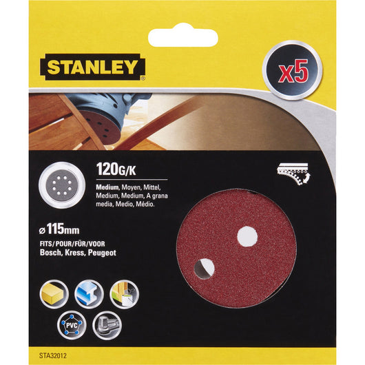 piranha/stanley x32012 5 dischi velcro 115 gr.120 34249