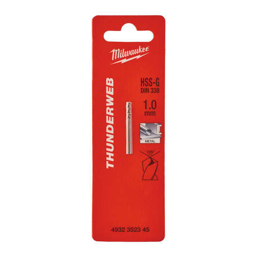 Punte Per Metallo Hss-G Thunderweb Din 338-Diametro Da 1Mm A 13Mm--Diametro/Lunghezza Ø 10.5X133/87 Mm 1Pz