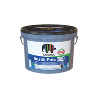 Rustik Putz K12 - Rivestimento Acrilsilossanico Con Protezione Da Muffe E Alghe - Granulometria 1,2 Mm - 5 Litri - Caparol