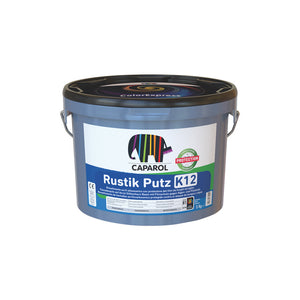 Rustik Putz K12 - Rivestimento Acrilsilossanico Con Protezione Da Muffe E Alghe - Granulometria 1,2 Mm - 5 Litri - Caparol