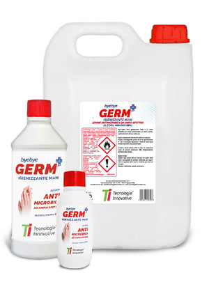 Igienizzante Mani Azione Antimicrobica Alcool 80%-Byebye Germ+-Dimensione 750 Ml