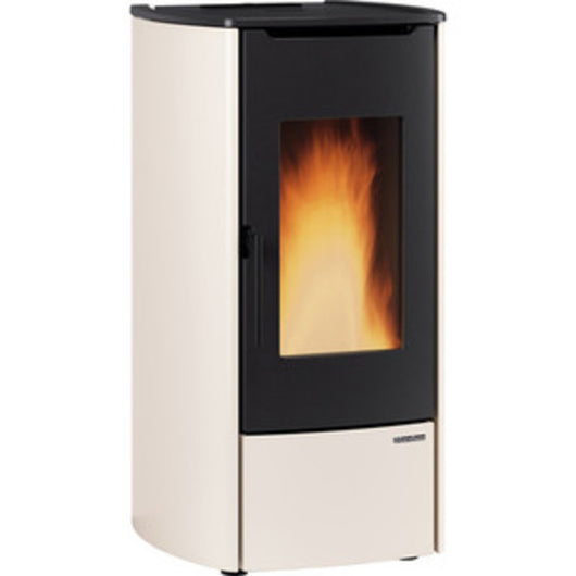 Termostufa a pellet Extraflame Nordica MARINA IDRO H11  ventilata 12 kw avorio