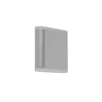 Applique Esterno Stratford Alluminio Grigio Policarbonato Bianco Led 7,74W 4000K