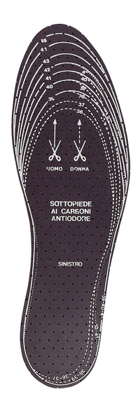 SOLETTE DX-SX CARBONE MIS.DA 36 A 46  PA 24,0