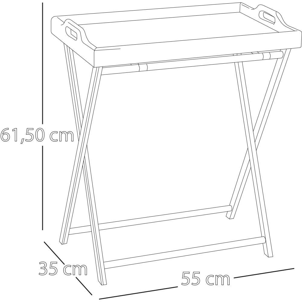 Vassoio Tavolino in Bambu' da Letto Divano per Notebook PC Tablet Pieghevole