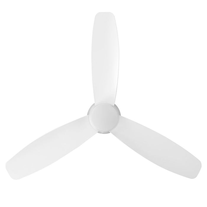 Ventilatore Bavaro 1 Acciaio Bianco Opaco E Acrilico Bianco Led 12W 4300K