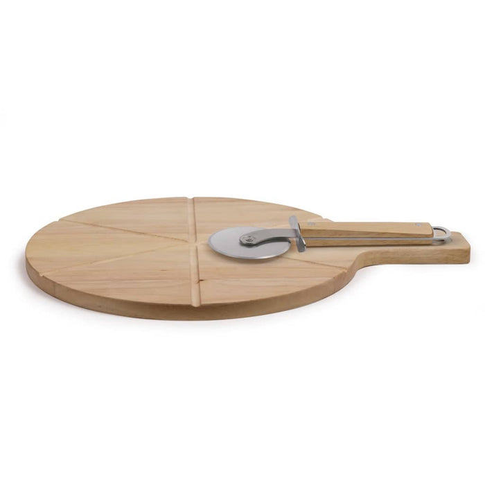 Livoo Set di Taglio per Pizza 30 cm in Legno 445011