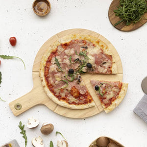 Livoo Set di Taglio per Pizza 30 cm in Legno 445011