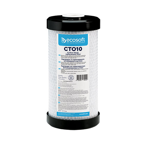 CARTUCCIA FILTRANTE CTO 4,5" ECOSOFT H. 10" ECOSO