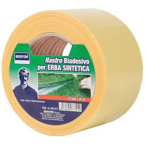 15pz nastro biadesivo 220mq.x erba sintetica mm75x25mt 35314