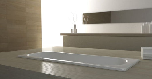 Vasca da bagno in acciaio smaltata bianca della Smavit modello Cassia - Misura: 70 x 150 x 39 cm