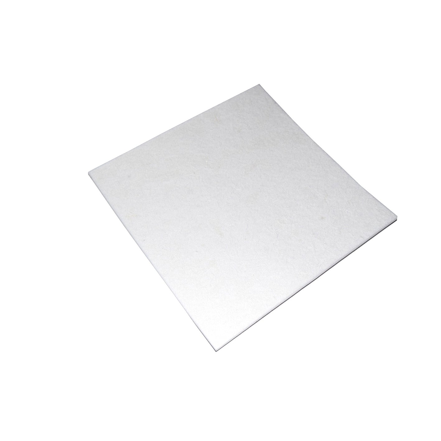 Feltrino adesivo quadrato 250 x 250 mm. - bianco - 1 pz.