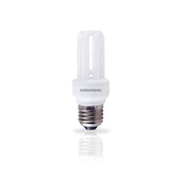 Grundig Lampadina a Risparmio Energetico Forma 3 Tubi Mini 7W E27 luce calda