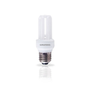 Grundig Lampadina a Risparmio Energetico Forma 3 Tubi Mini 7W E27 luce calda