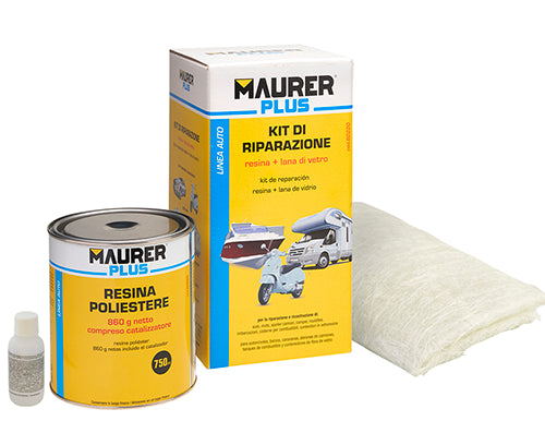 Stucco Per Vetroresina Kit 750Ml Maurer Plus