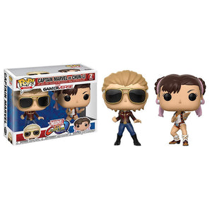 Funko Pop! Captain Marvel + Chun-Li - Marvel vs Capcom - 10cm 2 pack