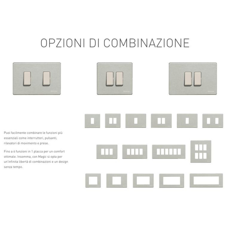 Pulsante luminoso serie civile faeg 10 ampere bianco