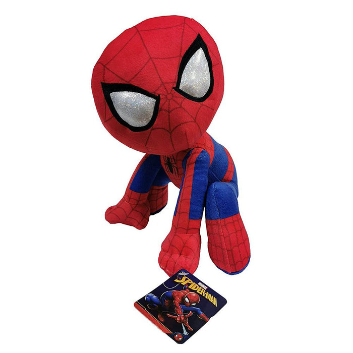 Peluche Spiderman Marvel 30 cm - Accovacciato