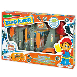 Set Di Gioco Brico Junior Da 23 Pz Utensili Attrezzi E Accessori Bambini 5+Anni