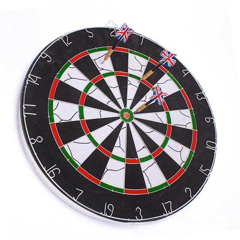 Dart Game Gioco Tirassegno Bersaglio con Freccette Modello Deluxe Diametro 45 cm