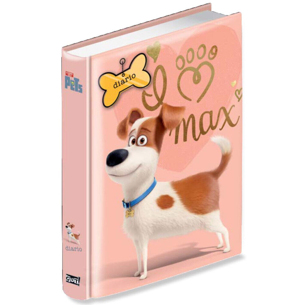 Diario Pets Metropolitan Max Cane 12 Mesi GUT Scuola Elementari Medie Bambine