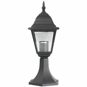 Applique Da Parete Muro Per Esterno Faro Lampada Valencia Colore Nero Max 60W