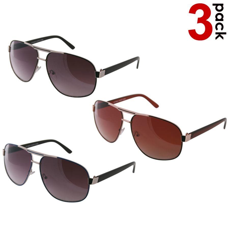 3 Occhiali da Sole ReflexxVision UV 400 Uomo modello Catanzaro Colori Assortiti