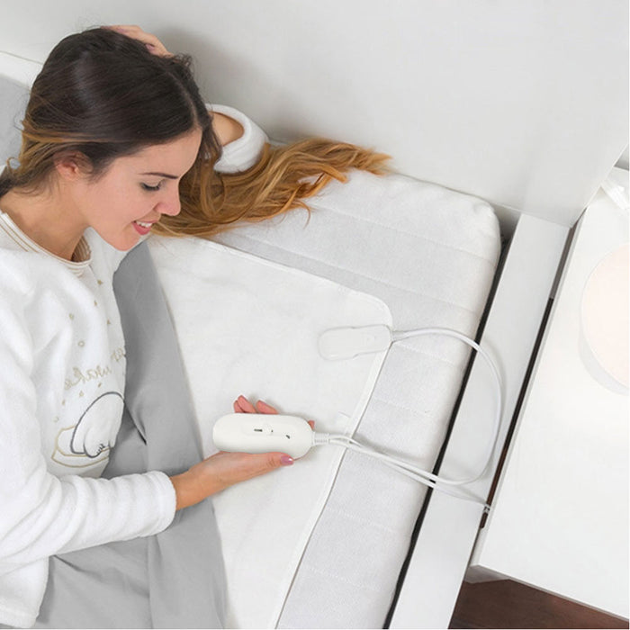 Coperta Elettrica Termica Letto Singolo Coprimaterasso Scaldaletto Elettrico 60W