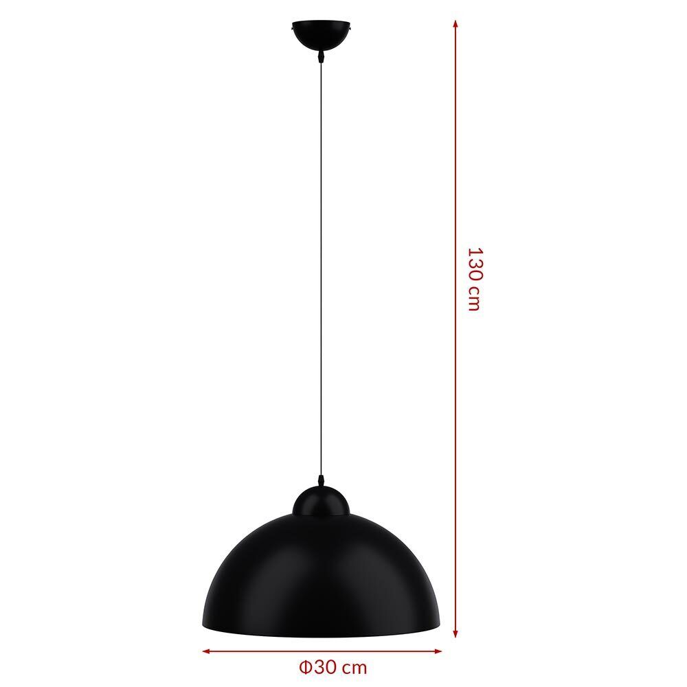 Coppia Lampadari Sospensione Moderno Design Industriale Lampada Metallo Nero Oro