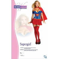 Costume Supergirl Per Donna Taglia XS Vestito Per Ragazze Super Woman Carnevale