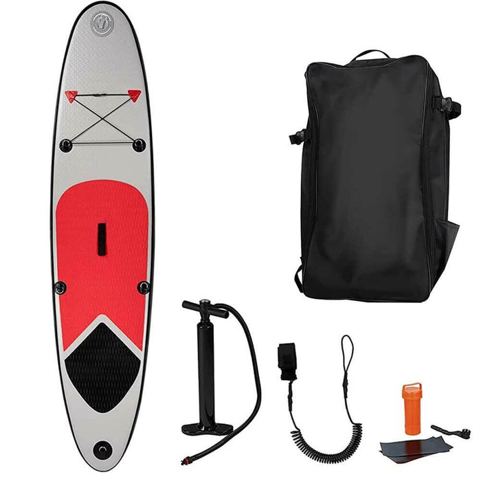 Tavola da Surf Gonfiabile 243x57cm Paddle Board per Pagaia con Gonfiatore Mare