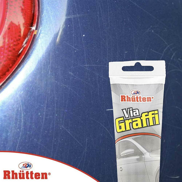 Rhutten Pasta Abrasiva Riparazione Graffi Rigature Carrozzeria Auto Moto 150gr