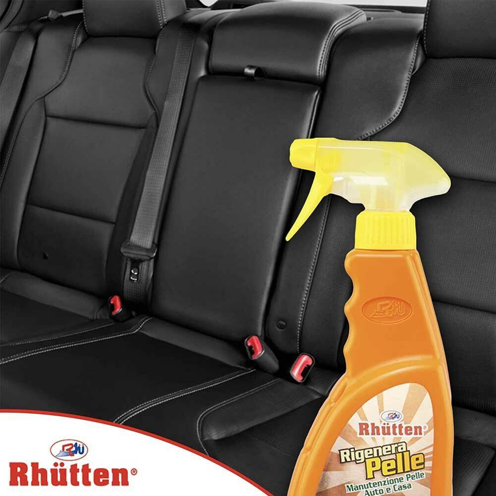 Rhutten Rigenera Pelle Ecopelle Interni Auto e Casa Detergente Profumato 750ml