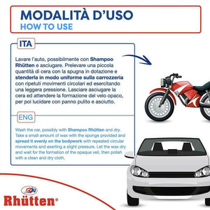 Rhutten Crema Protector Protettiva e Lucidante Carrozzeria Auto moto 250ml