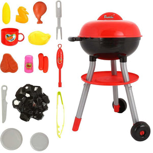 Barbecue BBQ Giocattolo per Bambini con Carbone Luci e Suoni e Accessori Gioco