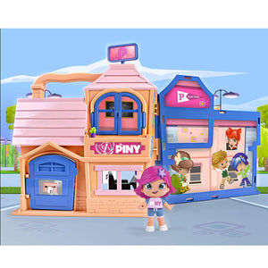 Pinypon Playset Casa dello Studente con Personaggio Michelle e Accessori Gioco