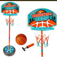 Canestro Basket a Piantana Giocattolo per Bambini con Altezza Regolabile 120 cm