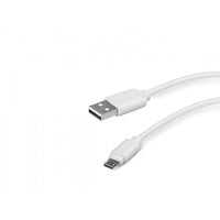 Cavo Ricarica e Dati Con Connettori USB 2.0 e MIRCO USB Lunghezza 1 Metro Bianco