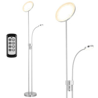 Lampada PIantana da Terra Touch LED 36W 2000Lm 2 Luci Dimmerabile + Telecomando