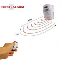 Allarme con Sensore Infrarossi 2 Telecomandi 105 DB Raggio 6 Metri First Alarm