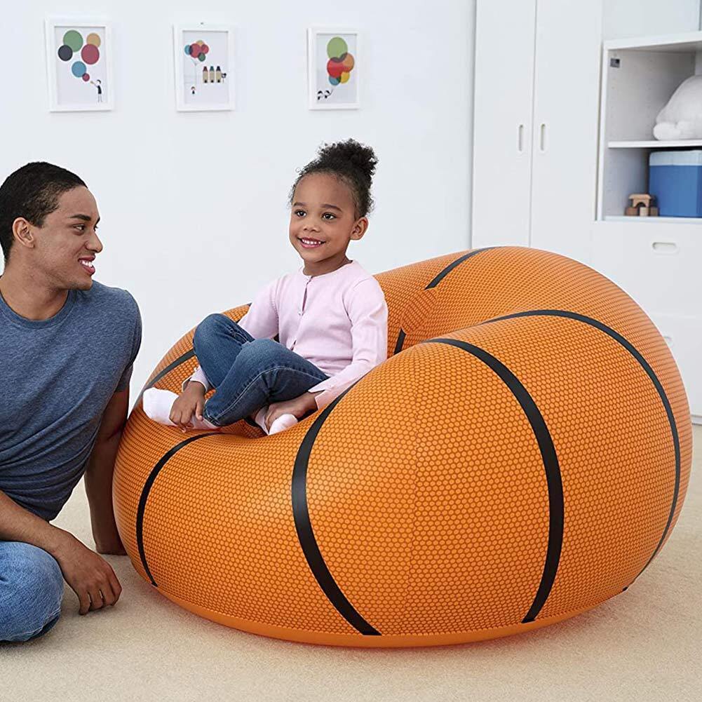 Bestway Poltrona Poltroncina Pouf Gonfiabile Palla da Basket Per Bambini