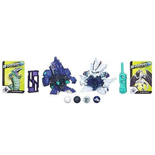 Confezione B-Daman Crossfire con Personaggi Biglie Carte da Collezione Hasbro