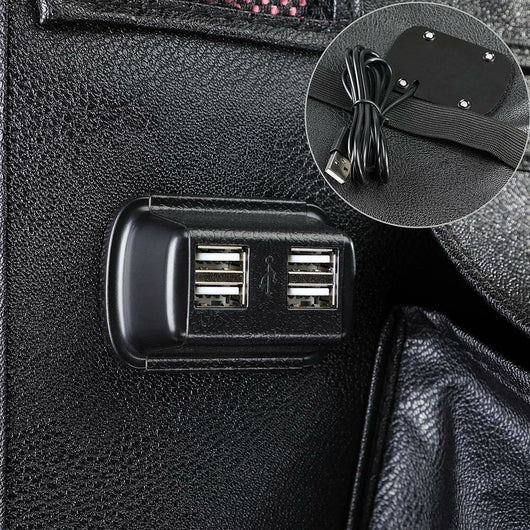 Organizer Schienale Sedile Auto Organizzatore con Porte USB e Tasche Portatutto