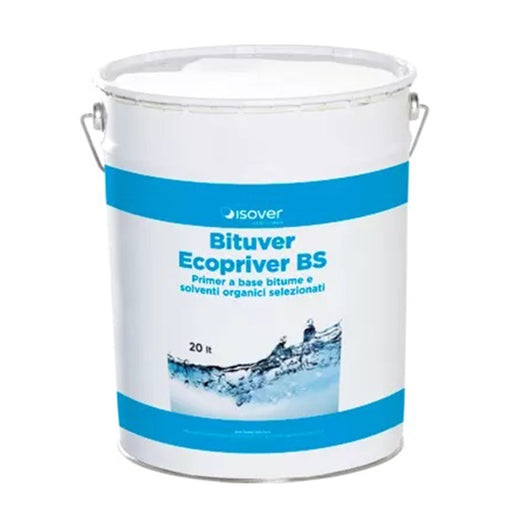 Ecopriver Bs - Primer Bituminoso Atossico A Base Acqua Per L'Adesione Di Membrane Bituminose 5 Kg - Isover Saint Gobain