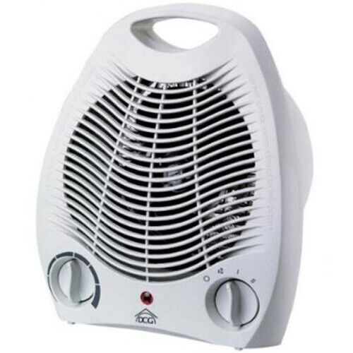 Termoventilatore Caldobagno 2000W Scaldo Caldo Bagno Bianco DCG Riscaldamento