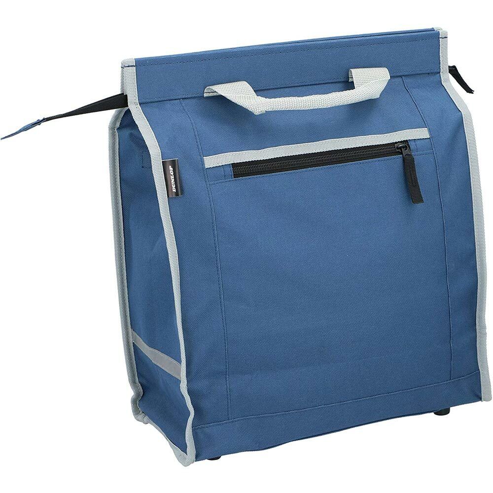 Sacca Borsa Posteriore Porta Oggetti Bicicletta Catarifrangente con Manico Blu